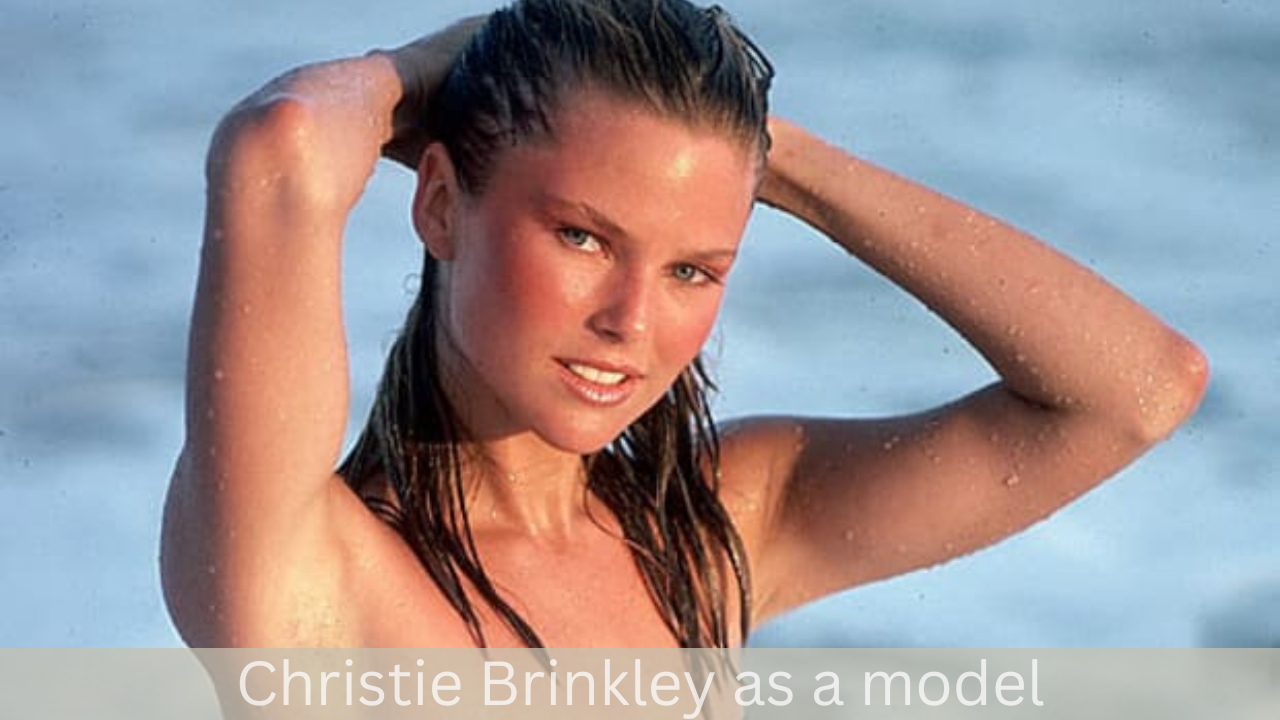 Christie Brinkleyas a model
